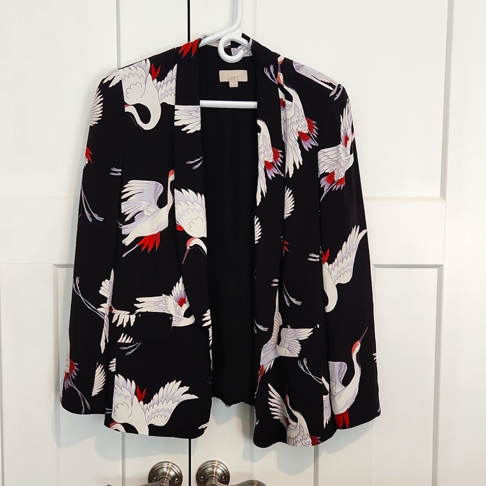 EUC LOFT Crane Blazer Size 8